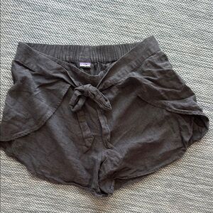 Patagonia Gray High Waist Shorts Lightweight Athletic Design